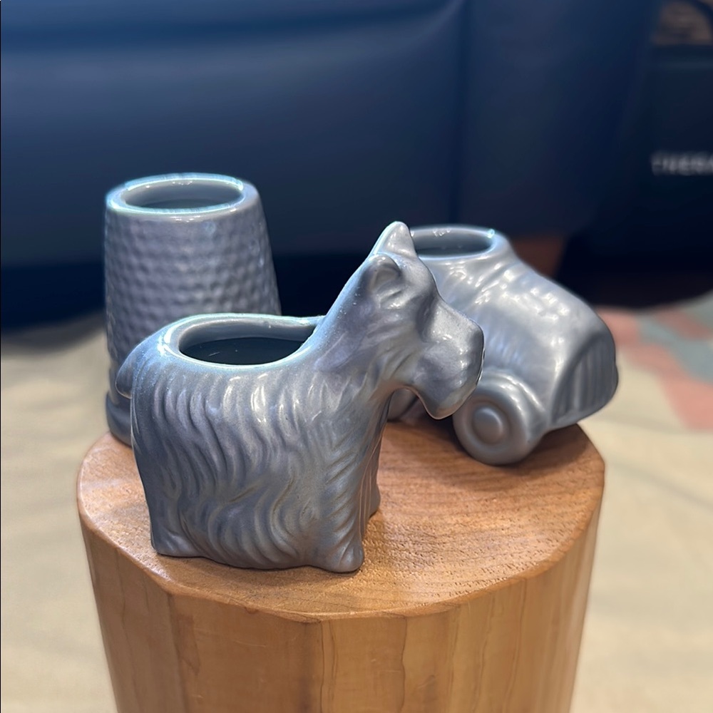 Hasbro Monopoly Dining Sculpted Ceramic Glass Pieces